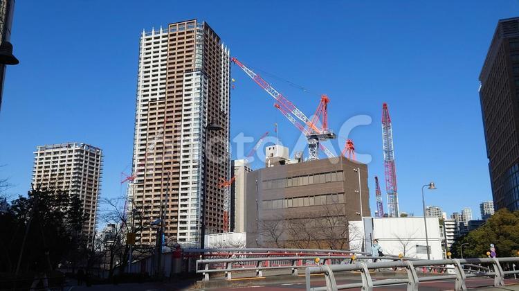大崎リバーウォークガーデン建設予定地 大崎,リバーウォークガーデン,建設予定地の写真素材