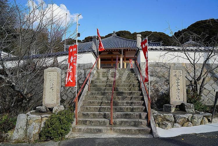 パワースポット　淡路島　宝生寺②　山門 兵庫県,淡路島,パワースポットの写真素材