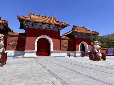 北陵公園の入り口 北陵公園の入り口 瀋陽,北陵公園,中国の写真素材