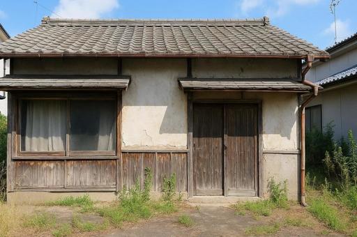 古い日本家屋の空き家・古民家・老朽化 古い日本家屋の空き家・古民家・老朽化の写真