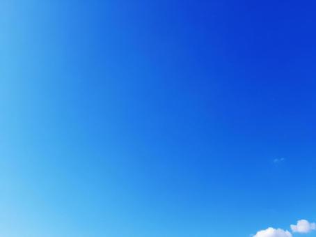 Image of blue sky There is copy space, sky, blue sky, large sky, JPG