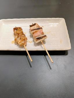 焼き鳥とねぎま 焼き鳥とねぎま 焼き鳥,ねぎま,食べ物の写真素材