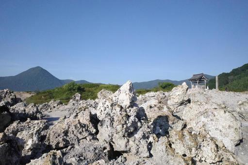 恐山 恐山 恐山,霊場,青森の写真素材