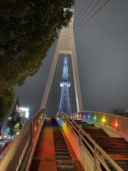 ミライタワー 名古屋,栄,テレビ塔の写真素材
