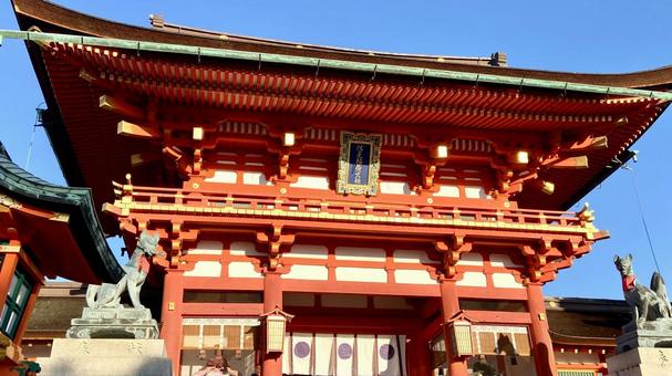 京都 伏見稲荷大社1 京都,伏見稲荷,寺の写真素材