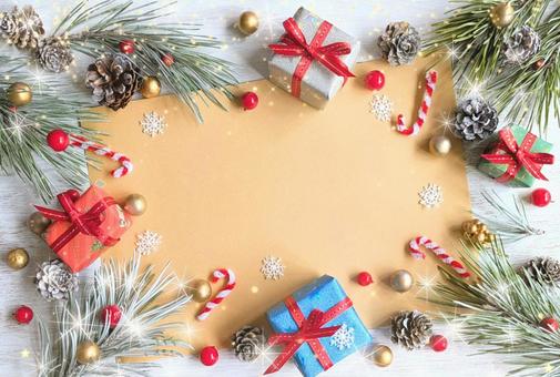 クリスマスのフレーム クリスマス,冬,フレームの写真素材