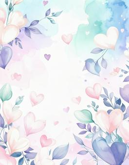 花 背景 エレガント 水彩 花 背景 エレガント 水彩の写真