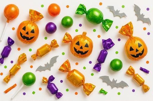 ハロウィン用のお菓子 ハロウィン用のお菓子の写真