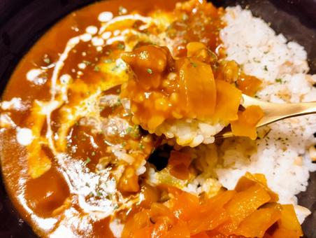 福神漬けたっぷりカレー 福神漬けたっぷりカレーの写真
