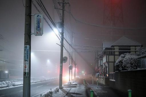首都圏の積雪 首都圏の積雪 積雪,雪,冬の写真素材