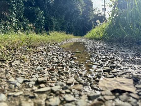 どこまでも 水たまり,自然,風景の写真素材