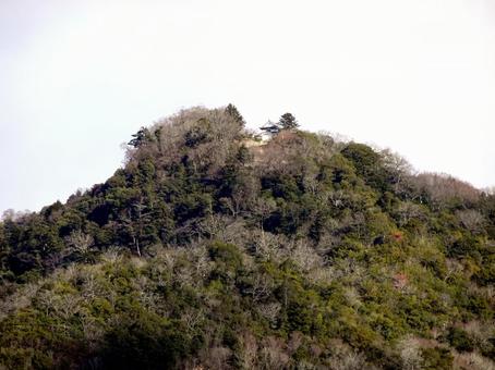 照片, 备中松山城, 冈山县高桥市山下, 卧牛山, 