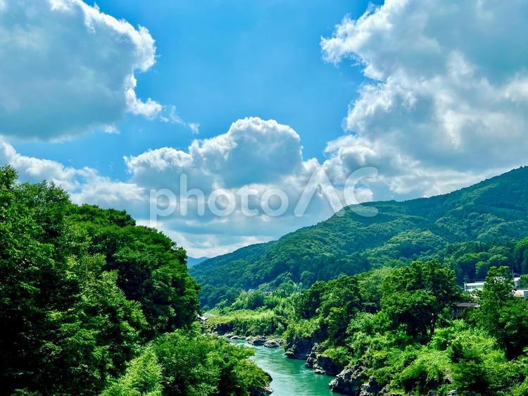 夏のイメージ 夏,長瀞,夏休みの写真素材