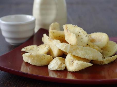 ジャガイモスナック お菓子 ジャガイモスナック お菓子の写真