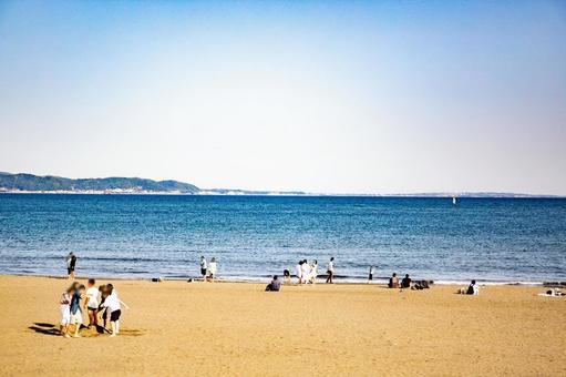 江ノ島のビーチ 江ノ島のビーチ 江ノ島,ビーチ,海の写真素材