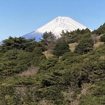 Mount Fuji beyond the mountains, JPG