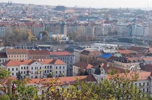 チェコの街並みの写真