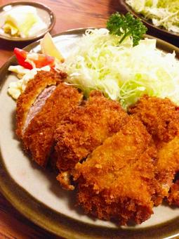 とんかつ とんかつ,ヒレカツ,ロースカツの写真素材