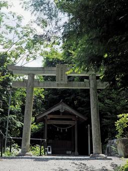 サムハラ神社 鳥居 岡山県津山市 サムハラ神社 鳥居 岡山県津山市の写真