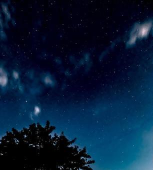 阿智村、夏の星空 阿智村、夏の星空 阿智村,長野,夏の写真素材