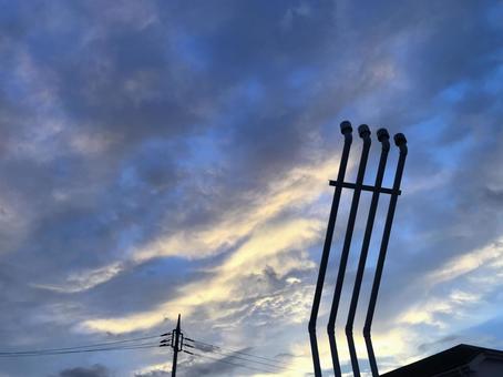 朝の雲 朝の雲の写真