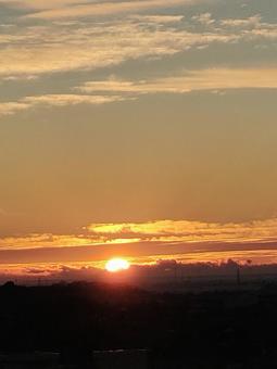 夕焼け空 夕焼け空の写真