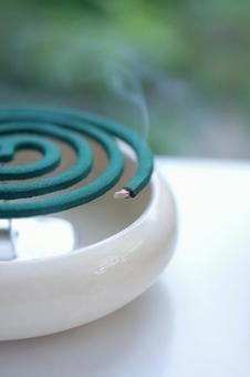 Photo, mosquitoes, mosquito coil, summer, 