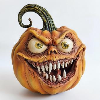 ハロウィンパンプキンお化け ハロウィンパンプキンお化けの写真