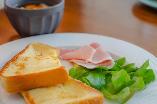 フレンチトーストの朝食 フレンチトーストの朝食 朝食,洋食,フレンチトーストの写真素材