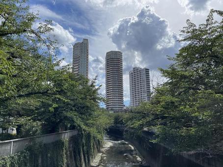 Photo, cloud cover, chuan, water surface, 