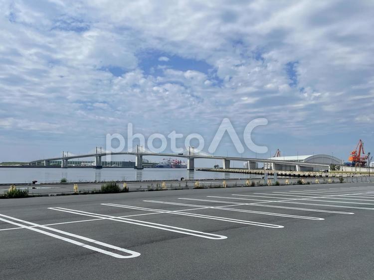 いわきの風景 いわき市,小名浜,いわき市小名浜の写真素材