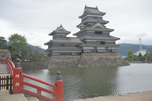長野県　松本城 長野県,松本市,松本城の写真素材