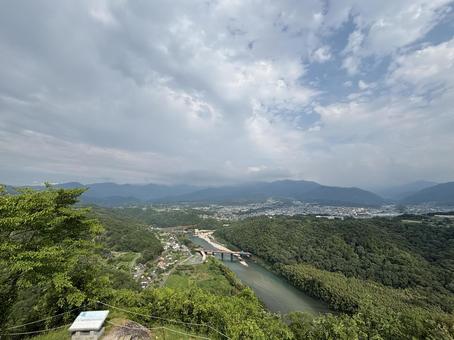 苗木城 岐阜 中津川 苗木城 岐阜 中津川 苗木城,城跡,山城の写真素材
