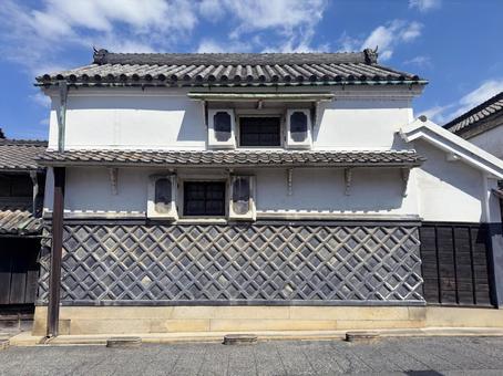 有松宿の服部家住宅 有松宿,服部家住宅,なまこ壁の写真素材