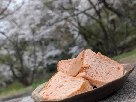 さくらのシフォンケーキ さくらのシフォンケーキの写真