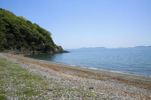 兵庫県赤穂市 福浦海水浴場 兵庫県赤穂市 福浦海水浴場 福浦海水浴場,福浦,海水浴の写真素材
