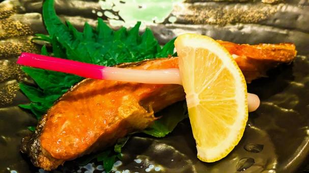 紅鮭 紅鮭 紅鮭,鮭,魚料理の写真素材
