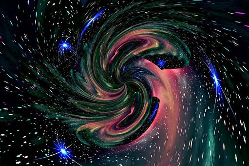 幻想的背景素材 超空間転移 幻想的背景素材 超空間転移の写真