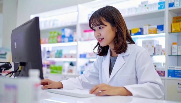 働く薬剤師 働く薬剤師の写真