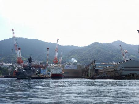 広島県呉市　アレイからすこじま 広島県,呉市,潜水艦の写真素材