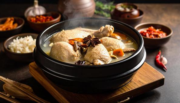 参鶏湯 参鶏湯の写真