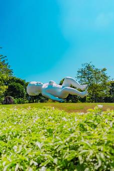 【シンガポール】浮かぶ赤ちゃん 【シンガポール】浮かぶ赤ちゃん シンガポール,赤ちゃん,浮かぶの写真素材