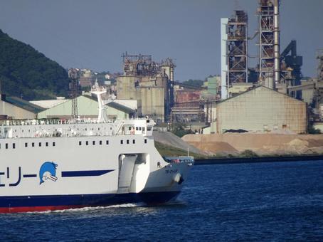 Photo, tsugaru strait ferry, blue mermaid, ferry, 