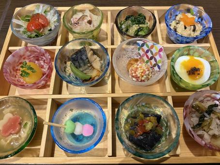 おばんざい ご飯,おかず,細やかの写真素材