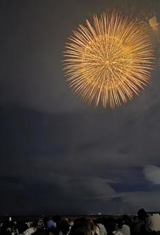 江の島花火② 江の島花火② 花火,綺麗,夜空の写真素材