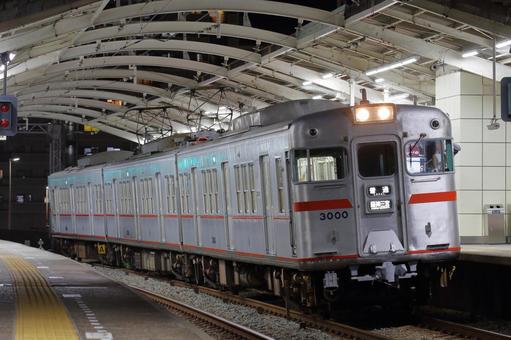 Photo, sanyo electric railway, main line, 3000 series, 
