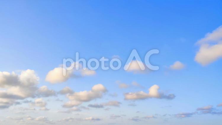 空と雲の背景イメージ素材 青空,青い空,背景の写真素材