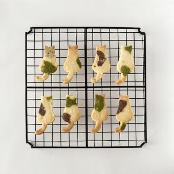 猫クッキー 猫クッキー 美味しい,おしゃれ,グルメの写真素材