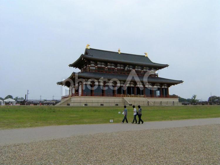 平城宮跡　大極殿 奈良,平城宮跡,平城京の写真素材