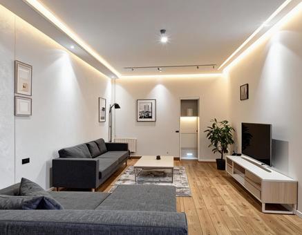 シンプルなワンルームの写真